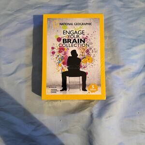 National Geographic Engage Your Brain Collection DVD 5-Disc Set Sealed Education